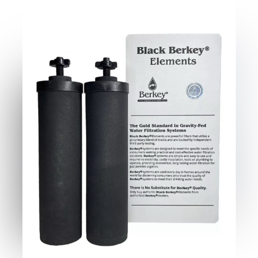 Berkey Authentic Black BB9-2 Water replacement Filters New